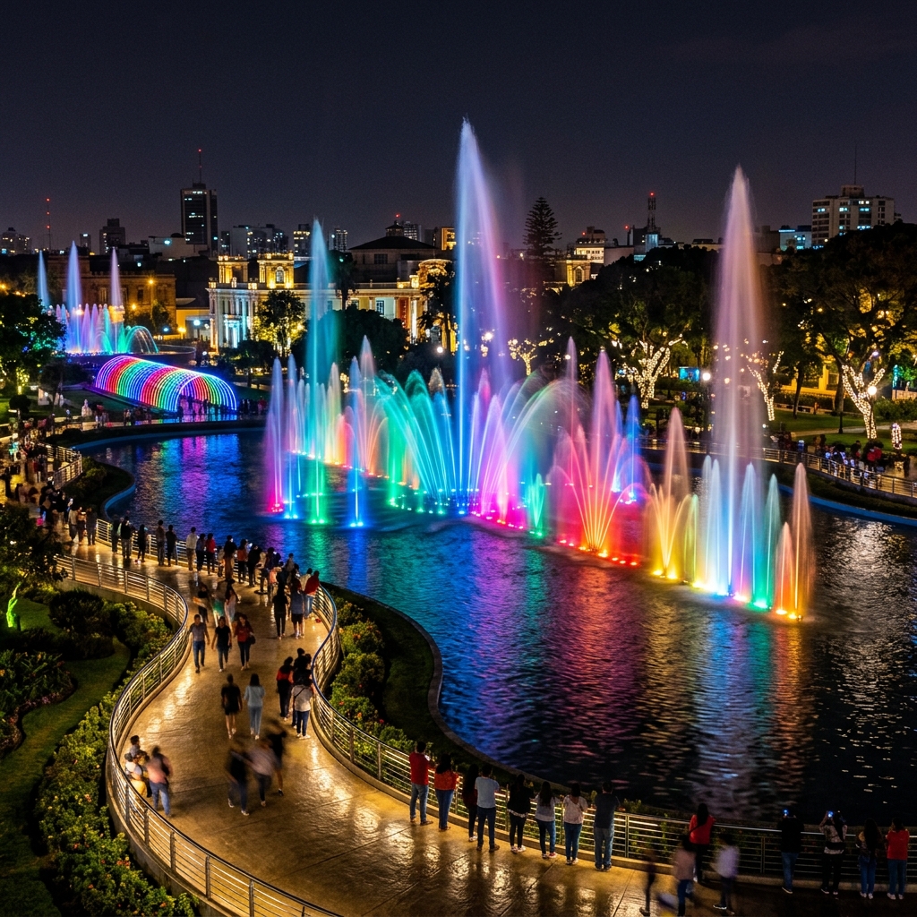 Tour nocturno y Circuito Mágico del Agua